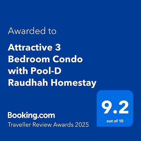 Attractive 3 Bedroom Condo With Pool-D Raudhah Homestay Каджанг Екстер'єр фото